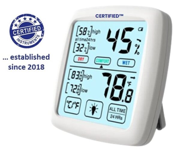 Digital Thermo-Hygrometer c/w Calibration Certificate | SI-815